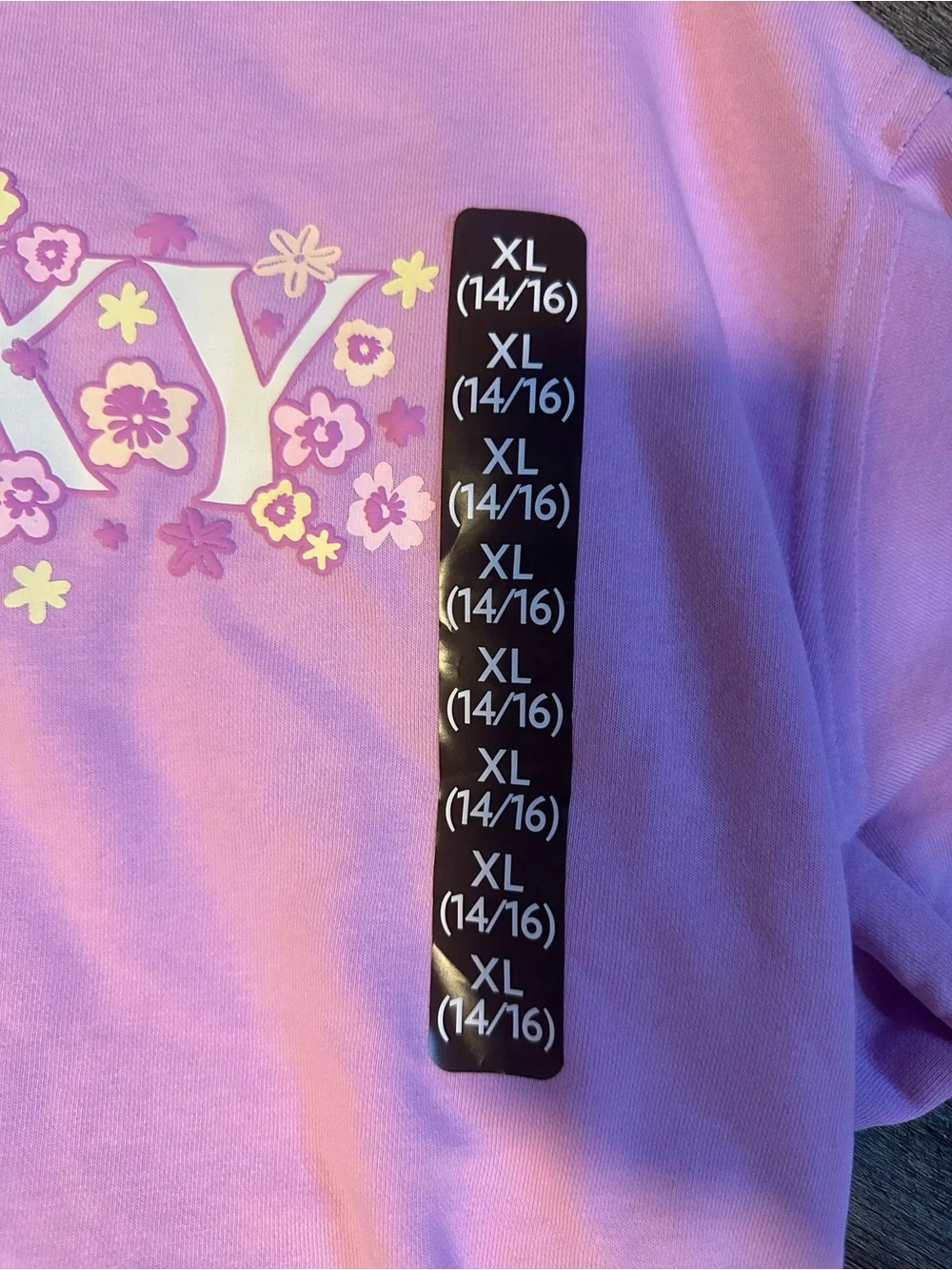 NWT Roxy Girls' 2-piece matching short set – size XL 14/16
